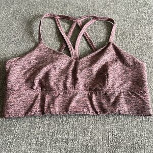 Purple sports bra from target